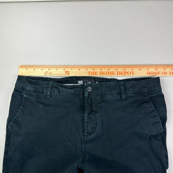 RSQ Jeans Mens Size 36x32 New York Slim Straight Stretch Black Casual - Picture 9 of 11